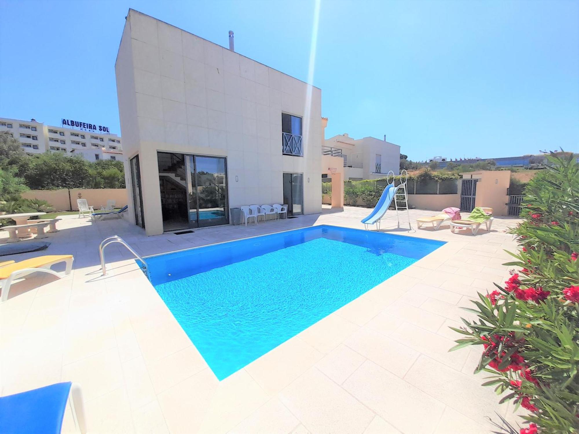 Villa Paula With Private Pool Close To The Beach And Strip Albufeira Exteriör bild